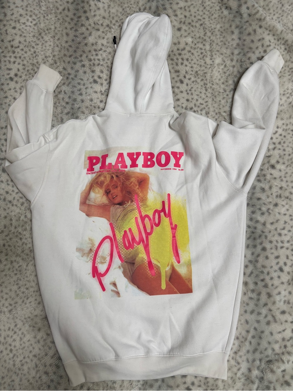 Hoodie with label